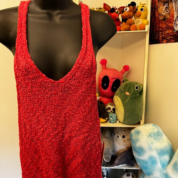 Free People NWT Casual Boho Chevron Sweater Tank Top Size XS - Picture 1 of 6